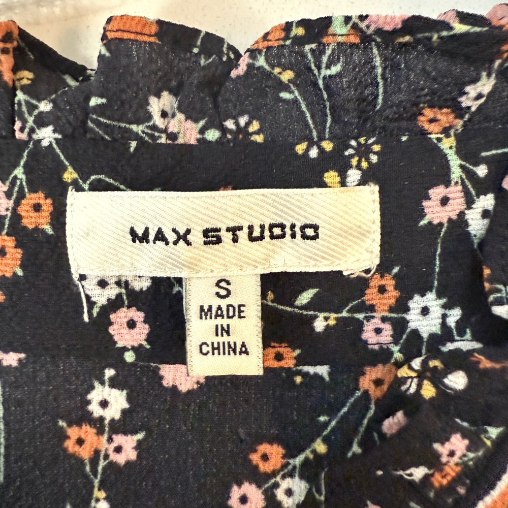 Max Studio Black Floral Maxi Dress - Picture 3 of 3
